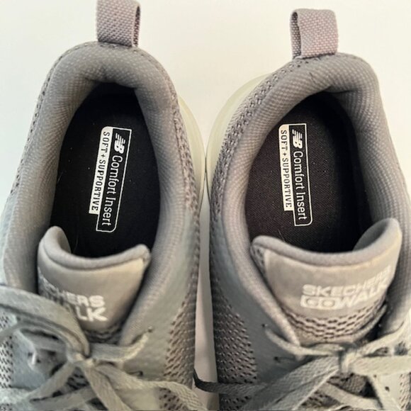 Skechers Men's Go Walk Max-54601 Sneakers, Charcoal, U.S. Size 12 Wide - Picture 3 of 12